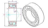5300-SB Series Double Row Angular Contact Ball Bearings