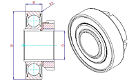 Speciality Bearings Adapter, Tapered Bore SFFX