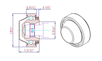 Speciality Bearings Conveyor Roll Bearings CONV-504-3