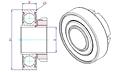 Speciality Bearings Adapter, Tapered Bore SFFX