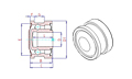 Speciality Bearings Conveyor Roll Bearings CONV-3-SF and 4-SF