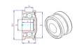 Speciality Bearings Conveyor Roll Bearings CONV-3-Y-2