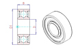 Speciality Bearings Conveyor Roll Bearings CONV-4-SZZ-2