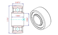 Speciality Bearings Mast Guide Bearings Type- 205-SZZ-29